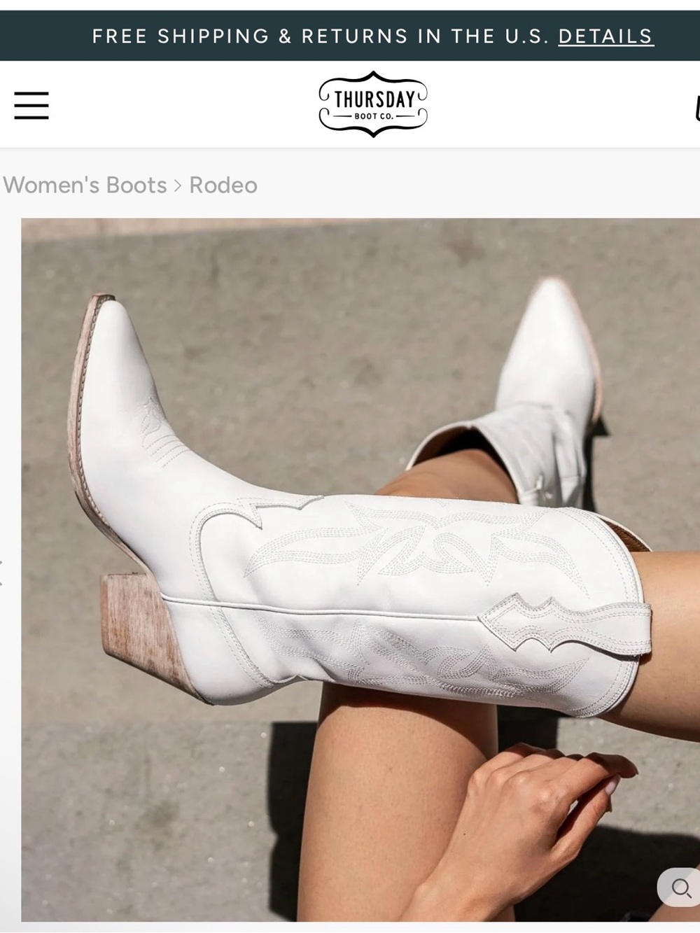 WMNS Thursday Boots 8.5